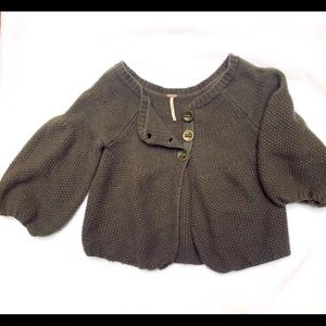 Free People cropped cardigan